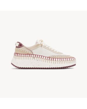 Chloé "Nama"スニーカー 婦人向け マルチカラー サイズ 牛革 100 - ピンク