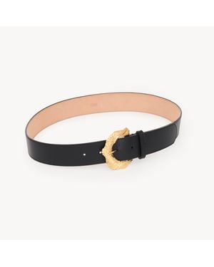クロエ アイコニック ラージベルト Chloé クロエ アイコニック ラージベルト メタリック | Lyst
