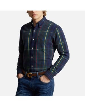 Polo Ralph Lauren Oxford Cotton-Twill Shirt - Blue