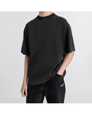 Axel Arigato Typo Cotton-Jersey T-Shirt - Black