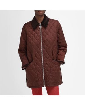 Barbour x The Edit by Alexa Chung Barbour X The Edit By Alexa Chung Quilted Shell Jacket - Brown
