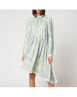 Stine Goya Lamar Aysemtric Dress - Blue