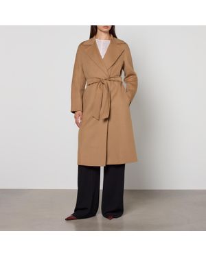 Max Mara Cles Wool-Blend Coat - Natural