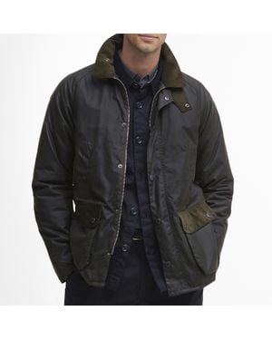 Barbour Cordale Waxed Cotton Jacket - Black