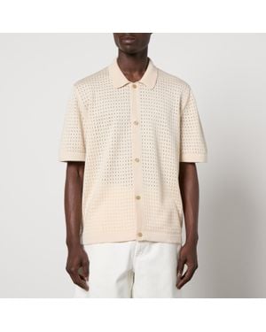 Corridor NYC Pointelle Pima Cotton Shirt - Natural