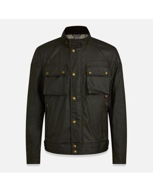 Belstaff Racemaster Waxed Cotton Jacket - Green
