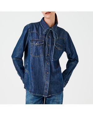 seventy + mochi Mia Denim Shirt - Blue