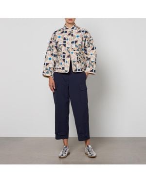 Weekend by Maxmara Arizia Quilted Cotton Jacket - Blue