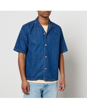 sunflower Relaxed Denim Shirt - Blue