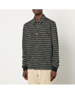 Paul Smith Striped Cotton Shirt - Black