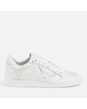 Golden Goose Ballstar Leather Trainers - White