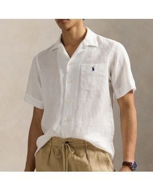 Polo Ralph Lauren Classic Fit Linen Shirt - White