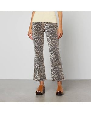 Ganni Cropped Jeans - Gray