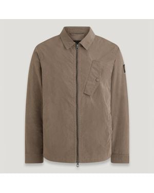 Belstaff Hauler Tech Shell Overshirt - Brown
