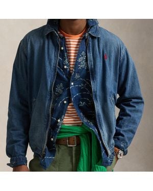 Polo Ralph Lauren Bayport Denim Bomber Jacket - Blue