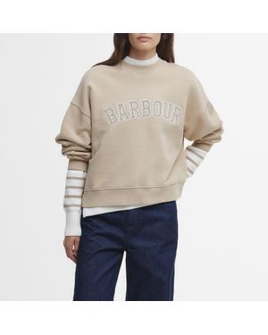 Barbour Silverdale Cotton-Jersey Sweatshirt - Natural