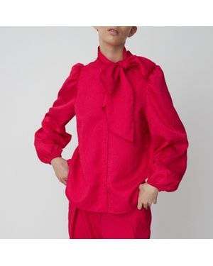 Stella Nova Cloqué Shirt - Red