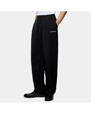MKI Miyuki-Zoku Miyuki Zoku Rayon-Blend Wide-Fit Suit Trousers - Black