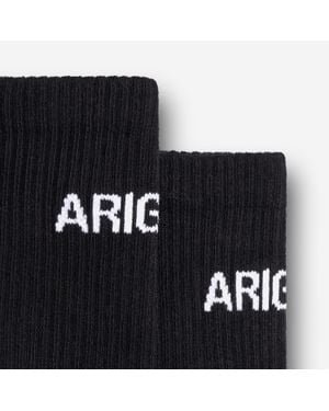 Axel Arigato Arigato Logo Cotton Tube Socks - Black