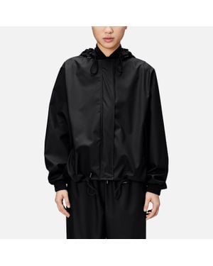 Rains String Coated-Shell Jacket - Black
