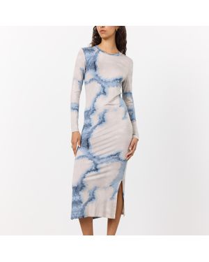 Levete Room Stretch-Lyocell Dress - Blue