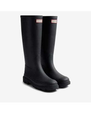 HUNTER Downpour Rubber Wellies - Black