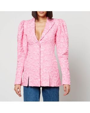 ROTATE BIRGER CHRISTENSEN Jacquard Blazer - Pink