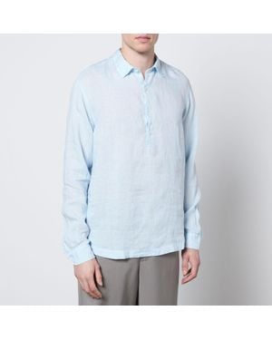 Barena Pavan Linen Shirt - Blue
