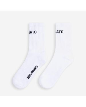 Axel Arigato Arigato Logo Cotton-Jersey Tube Socks - White