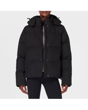 Sweaty Betty Nimbus Short Shell Puffer Coat - Black