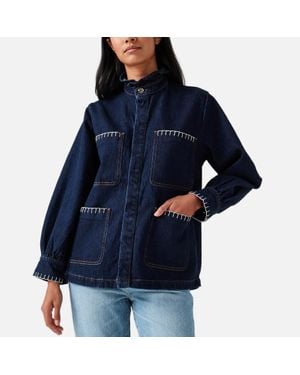 seventy + mochi Pablo Denim Jacket - Blue