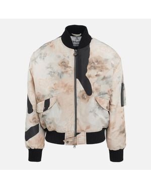 Vivienne Westwood Bernardo Jacquard Bomber Jacket - Natural