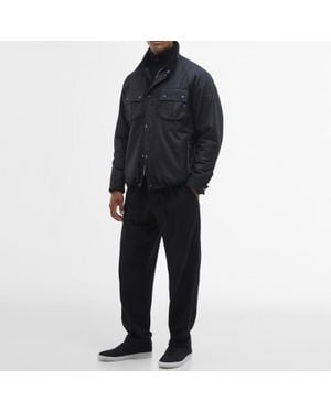 Barbour Oving Waxed Cotton Jacket - Black