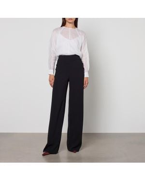 Max Mara Rina Crepe Pants - Black