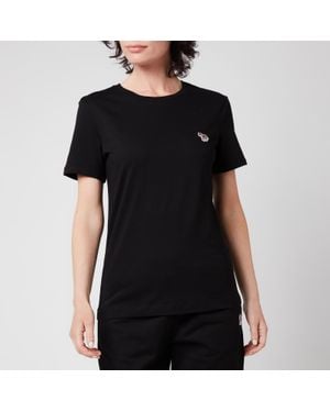 Paul Smith Zebra Organic Cotton-Jersey T-Shirt - Black