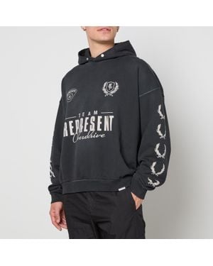 Represent World Championship Cotton-Jersey Hoodie - Black