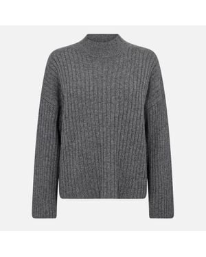 Levete Room Leveté Room Julianna Knitted Sweater - Gray