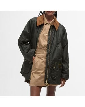Barbour Raelynn Waxed Cotton Jacket - Black