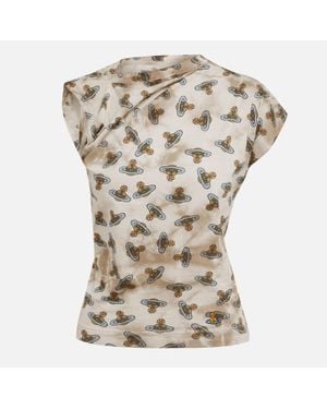 Vivienne Westwood Hebo Cotton-Jersey Top - Natural