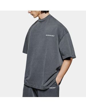 MKI Miyuki-Zoku Miyuki Zoku Uniform Cotton-Jersey T-Shirt - Grey