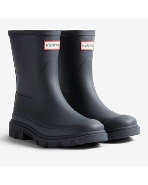HUNTER Downpour Rubber Wellies - Black