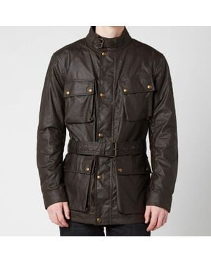 Belstaff Trialmaster Waxed Cotton Jacket - Green