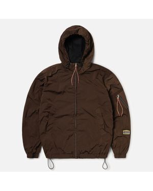 Aries Windcheater Nylon Jacket - Brown