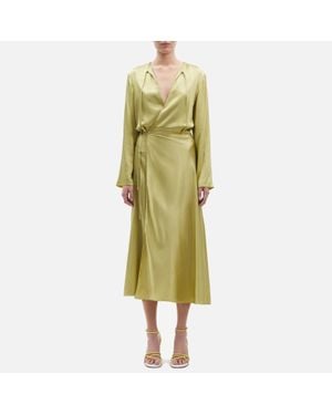 Samsøe & Samsøe Sahilda 14903 Lenzing Ecovero-Blend Midi Dress - Yellow