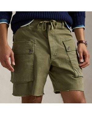 Polo Ralph Lauren Relaxed Denim Cargo Shorts - Green