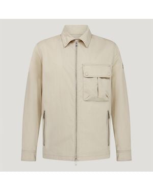 Belstaff Drome Cotton-Blend Gabardine Overshirt - Natural