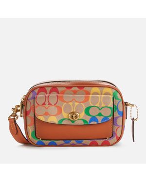 Coach bag multicolor sale