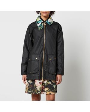 Barbour X House of Hackney Dalston Waxed-Cotton Coat - Black