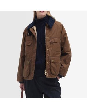 Barbour Ruth Waxed Cotton Jacket - Brown