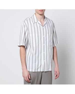 Barena Solana Striped Cotton Shirt - White